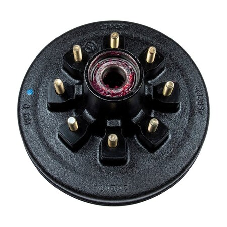 Lippert 12IN BRAKE HUB ASSEMBLY 8-6.5 BC; 1/2IN STUD; 7000LB (RETAIL BOX) 814203